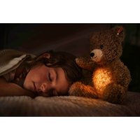 Steiff Kuscheltier Light at Night Caspar Teddybär sitzend, 28 cm, Nachtlicht