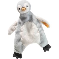 Steiff Schmusetuch Lio Pinguin Schmusetuch, grau/weiß, (1-tlg), mit »Knopf im Ohr«