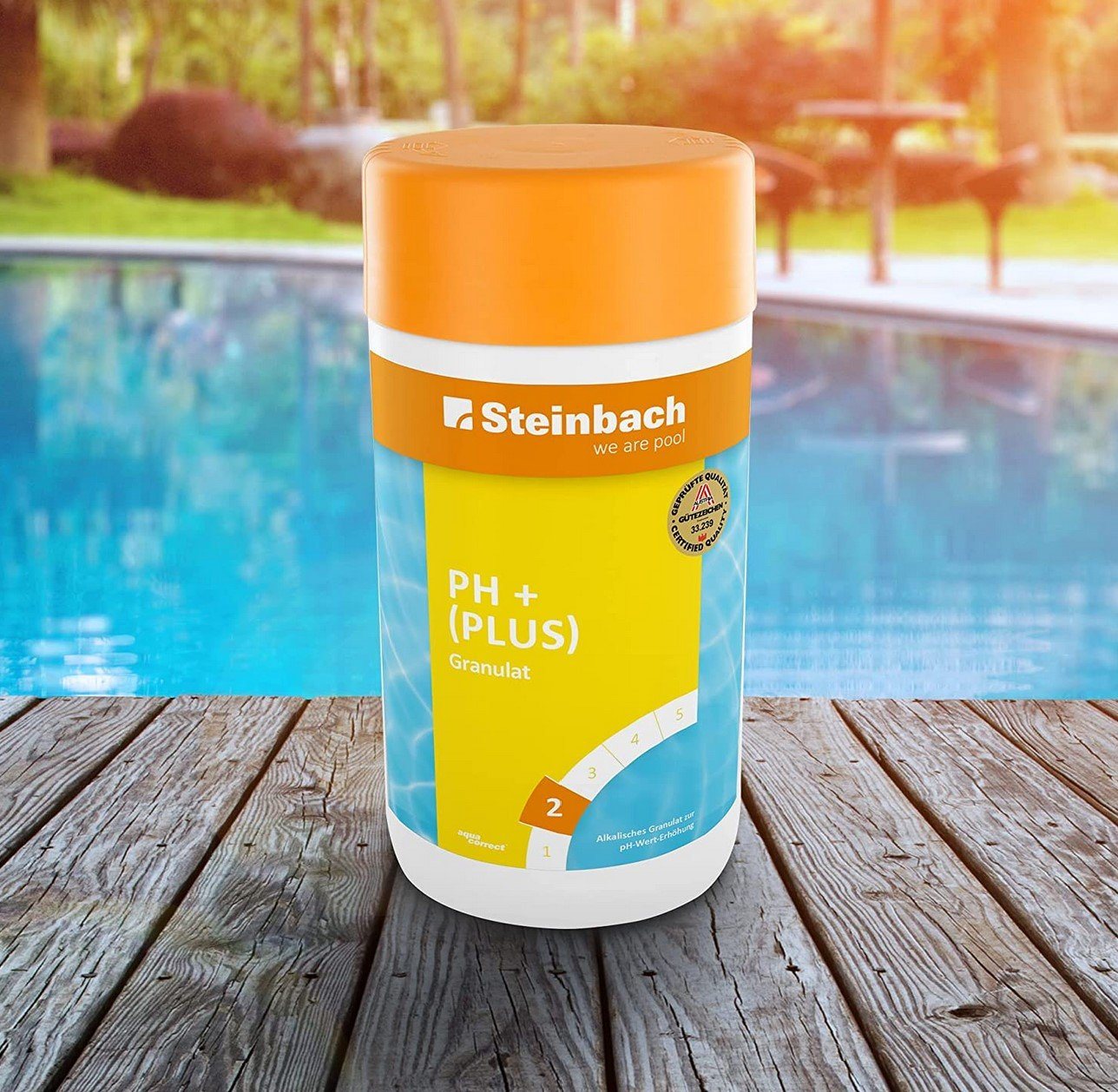 Steinbach Pool Poolpflege STEINBACH pH + (plus) Granulat, 1 Kg – Bild 4 von 5