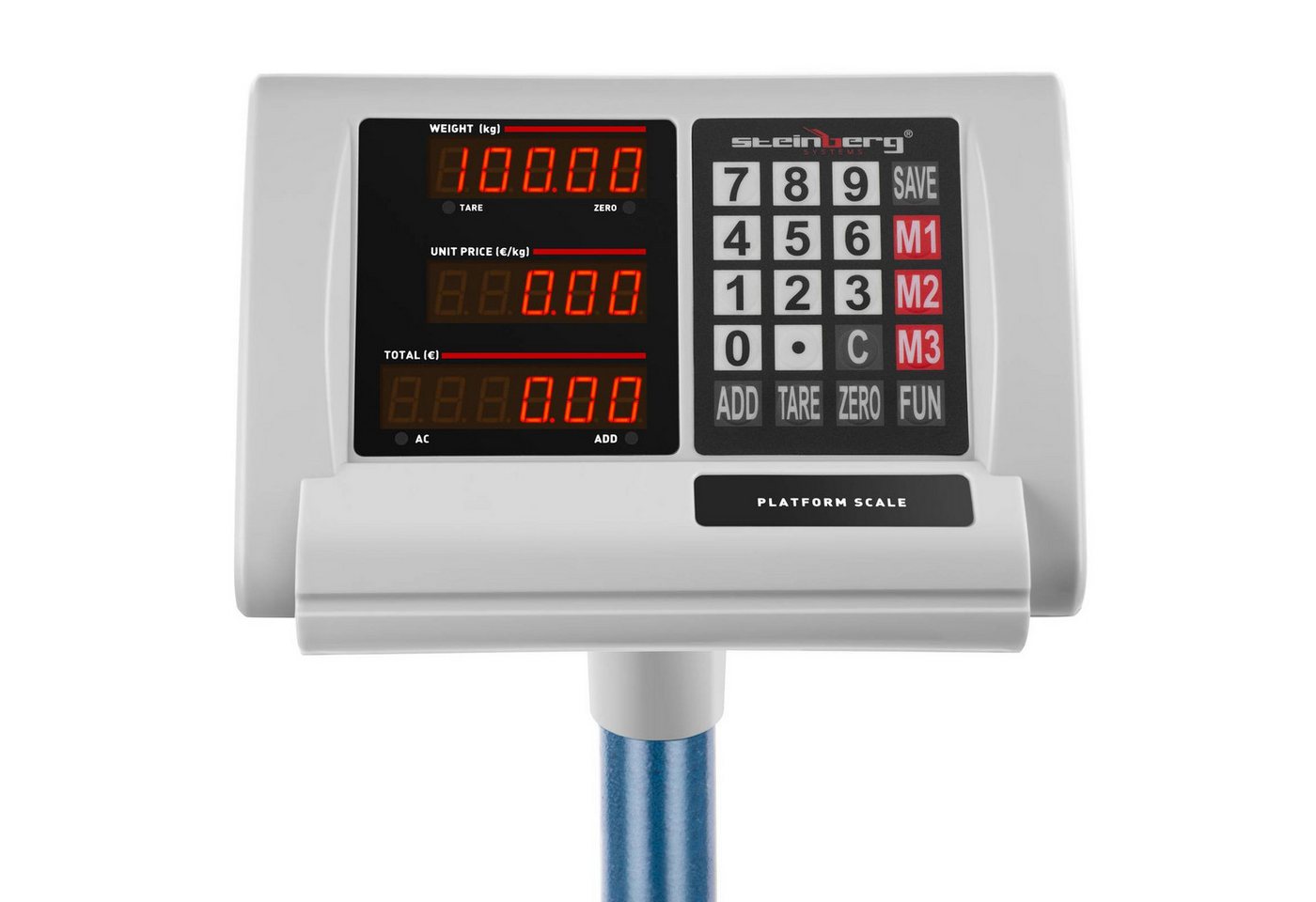 Steinberg Systems Präzisionswaage 100 kg/ 10 g Plattformwaage Bodenwaage Paketwaage Industriewaage 40x30, verschiedene Produktvarianten – Bild 2 von 5