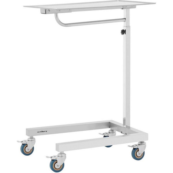 Steinberg Systems Regalwagen Instrumententisch 60 x 40cm Beistelltisch höhenverstellbar Edelstahl