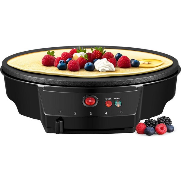 STEINBORG Crêpesmaker SB-2230, 1000 W, Ø 30 cm, Antihaftbeschichtung,Cool-Touch-Griff,Automatische Temperaturkontrolle