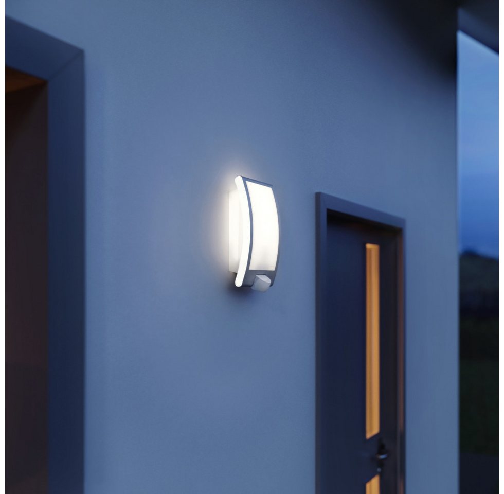 steinel Außen-Wandleuchte L 22, Bewegungsmelder, Leuchtdauer einstellbar, Tageslichtsensor, Leuchtmittel wechselbar – Bild 3 von 5