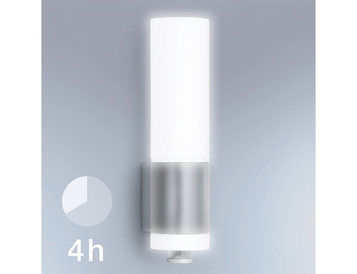 steinel Außen-Wandleuchte L 260, Bewegungsmelder, Leuchtdauer einstellbar, Nachtlichtfunktion, Softlichtstart, Tageslichtsensor, LED fest integriert, Warmweiß – Bild 2 von 5