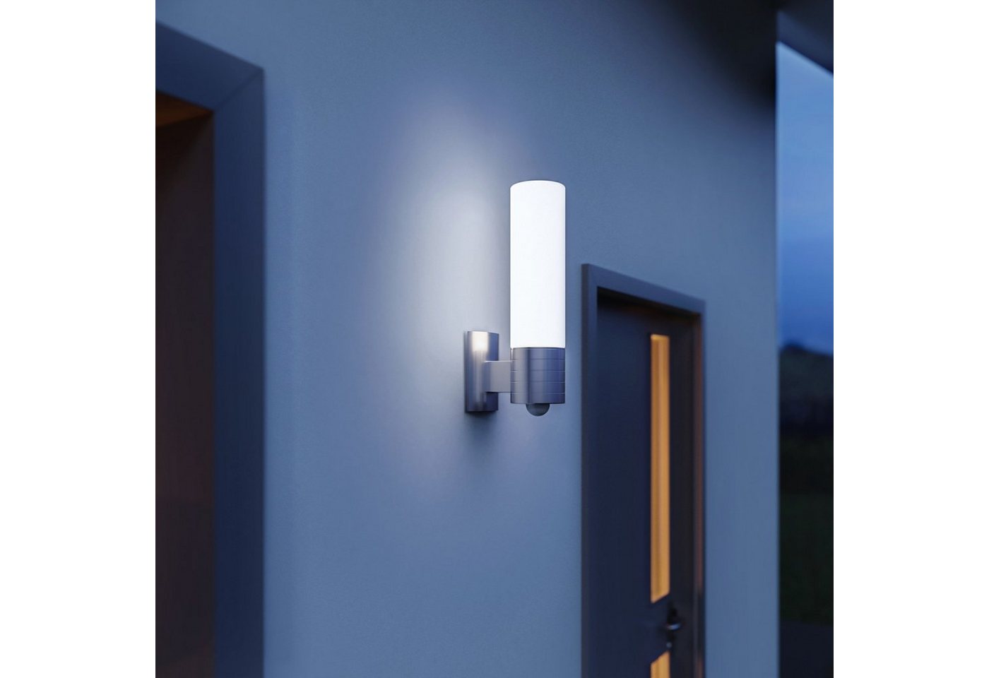 steinel Außen-Wandleuchte L 260, Bewegungsmelder, Leuchtdauer einstellbar, Nachtlichtfunktion, Softlichtstart, Tageslichtsensor, LED fest integriert, Warmweiß – Bild 4 von 5
