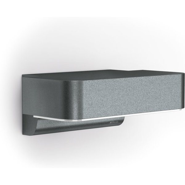 steinel Außen-Wandleuchte L 800 SC amberlight, Bewegungsmelder und Bluetooth, LED fest integriert, Lichtfarbe: Amber/Bernstein, anthrazit, 7,7 W
