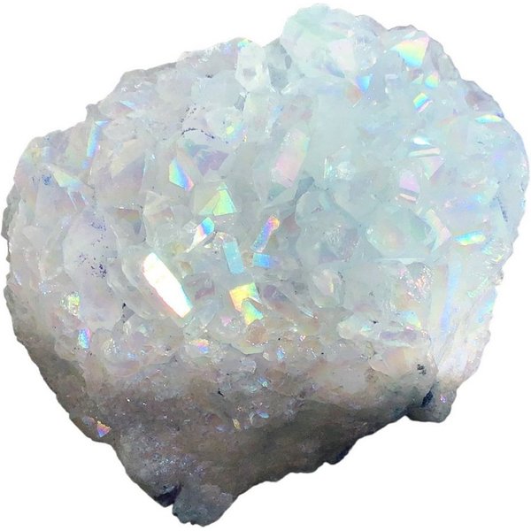 Steinfixx® Edelstein BERG_AUR_, (1 Stück 4-6 cm, 60-100 Gramm, Kristallaura), mit Gold 333, Titan und Platin, luxuriös und edel