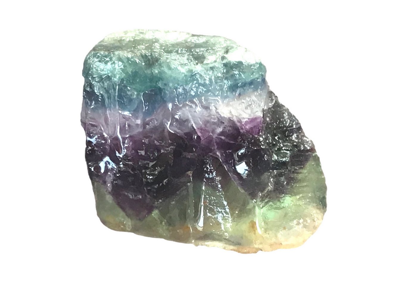 Steinfixx® Edelstein Regenbogenfluorit I Rohsteine I 300 Gramm, (je ca. 2-3 cm, 1-St., ca. 10 Rohsteine), AAA-Qualität aus Brasilien – Bild 5 von 5