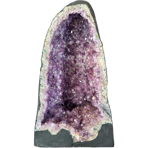 Steinfixx® Edelstein XXL Amethyst Druse mit phantastischen Kristallen 29x24x57 cm 39,8 KG, (Unikat-Masterpiece 1472, 1-St., Highlight für jeden Raum), AAA-Quali