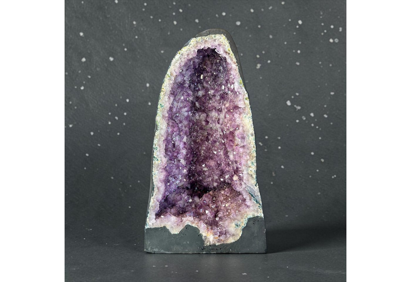 Steinfixx® Edelstein XXL Amethyst Druse mit phantastischen Kristallen 29x24x57 cm 39,8 KG, (Unikat-Masterpiece 1472, 1-St., Highlight für jeden Raum), AAA-Quali – Bild 4 von 5