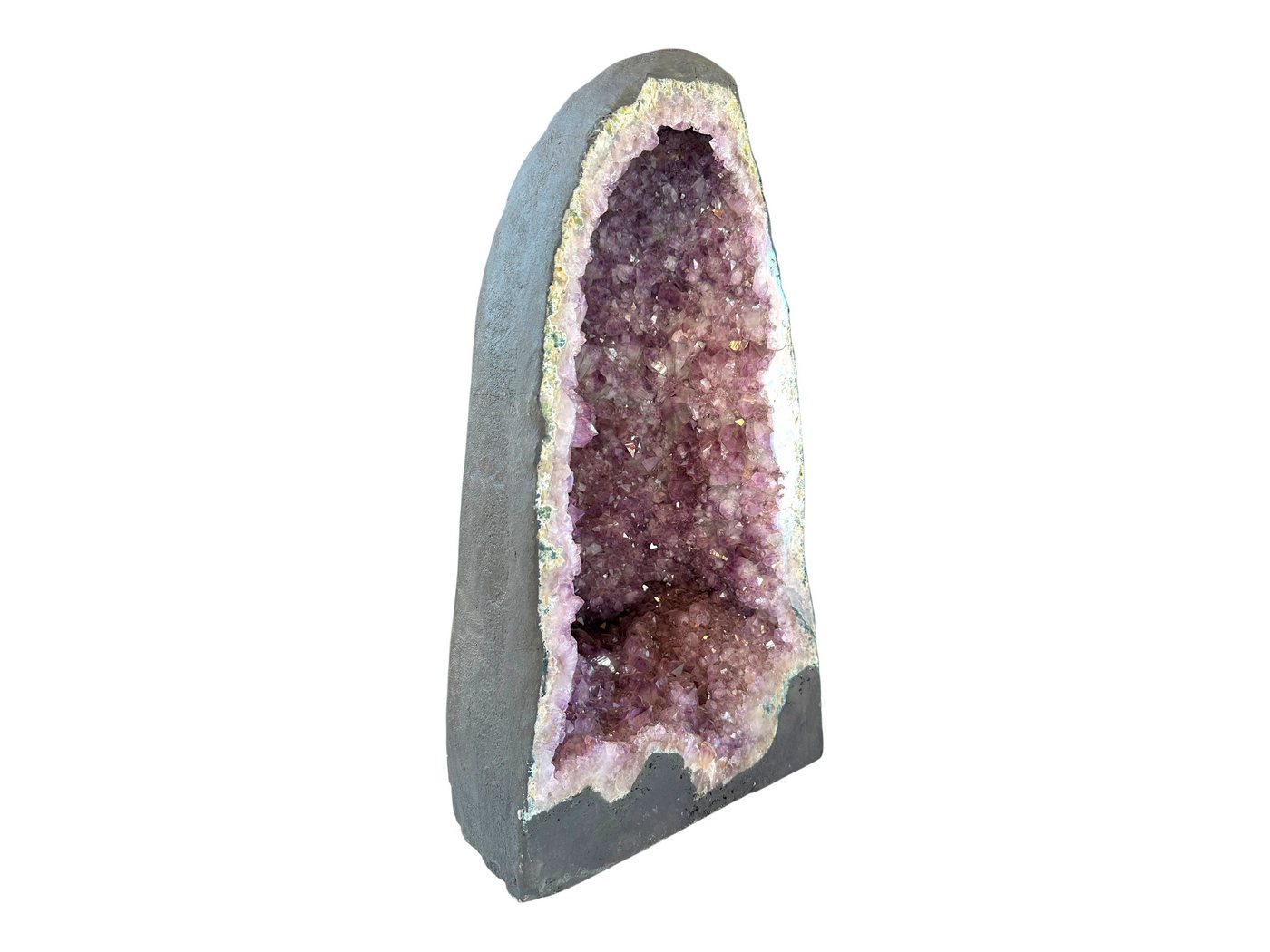 Steinfixx® Edelstein XXL Amethyst Druse mit phantastischen Kristallen 29x24x57 cm 39,8 KG, (Unikat-Masterpiece 1472, 1-St., Highlight für jeden Raum), AAA-Quali – Bild 5 von 5