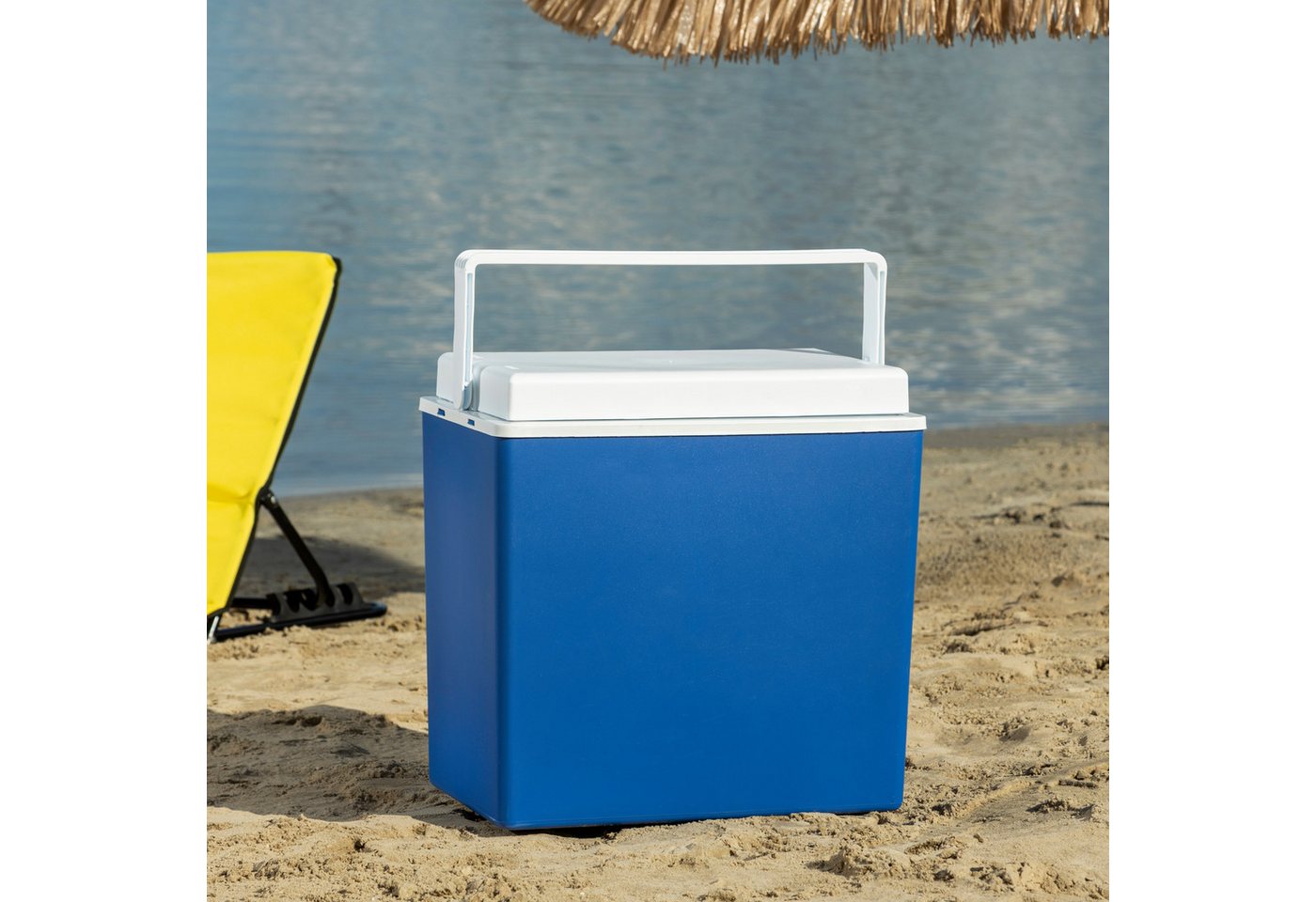 steinwohn Kühlbox 24 Liter oder 10 Liter inkl. Kühlakkus, Outdoor Isolierbox fürs Auto, Camping, Grillen, Strand und Garten – Bild 2 von 5