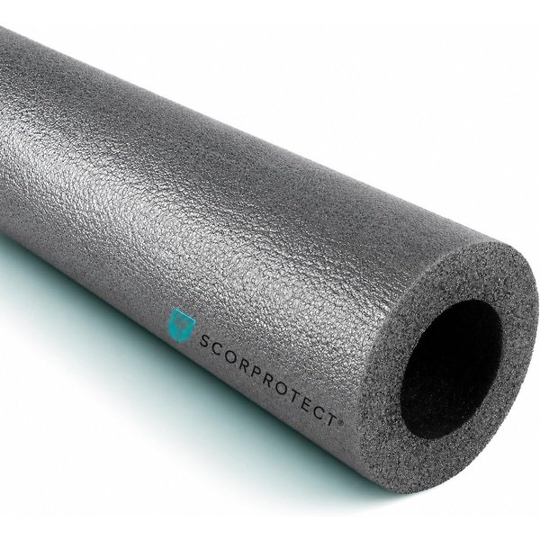 Scorprotect® Steinwolle Scorprotect PE Rohrisolierung 1 m Ware angeschlitzt Farbe grau