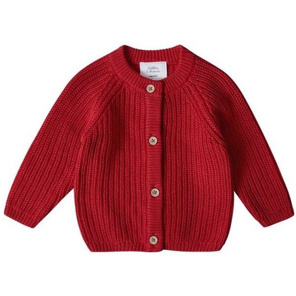 Stellou & friends Strickjacke Gerippter Cardigan Gerippter Cardigan
