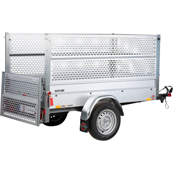 STEMA PKW-Anhänger Basic 750 Kippsdeichsel, max. 554 kg, 2-tlg., inkl. Gitteraufsatz