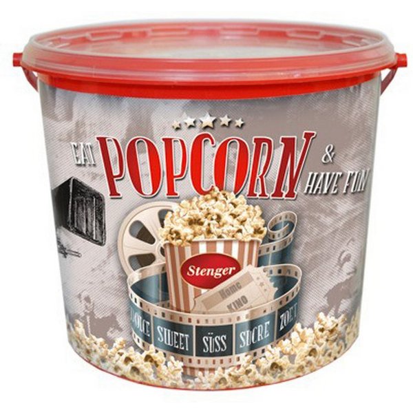 Stenger Knabberei, Stenger Popcorn Süß Popcorneimer Fun mit süßem Geschmack 250g