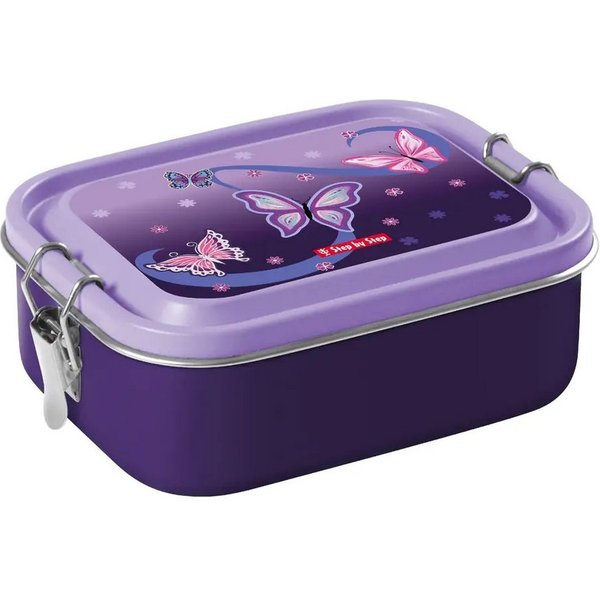 Step by Step Aufbewahrungsbox Edelstahl-Lunchbox ''Sweet Butterfly''