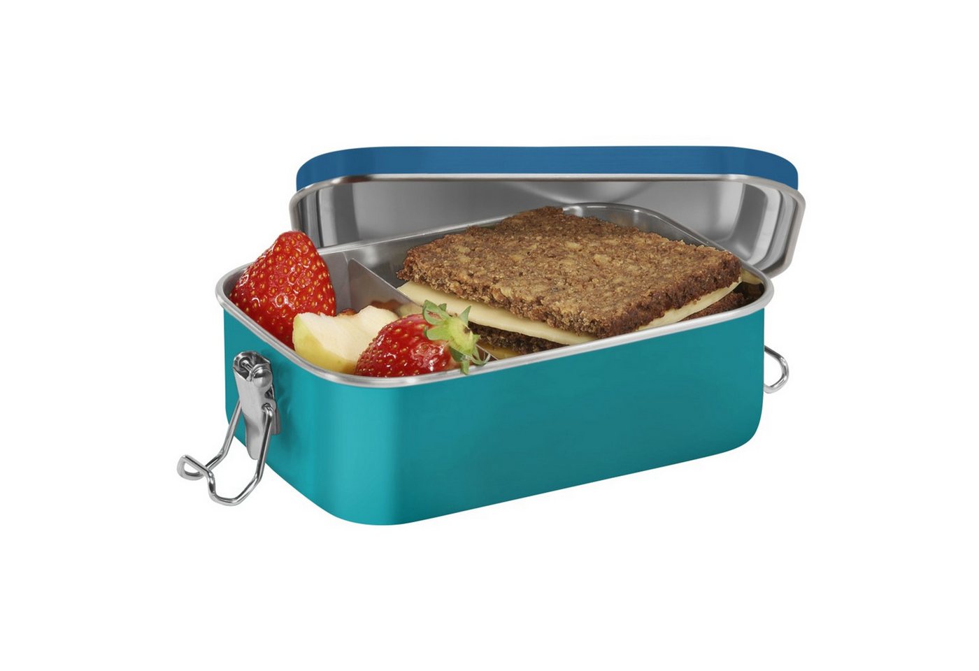Step by Step Lunchbox Edelstahl 0,8 Liter, Edelstahl, (1-tlg) – Bild 3 von 4