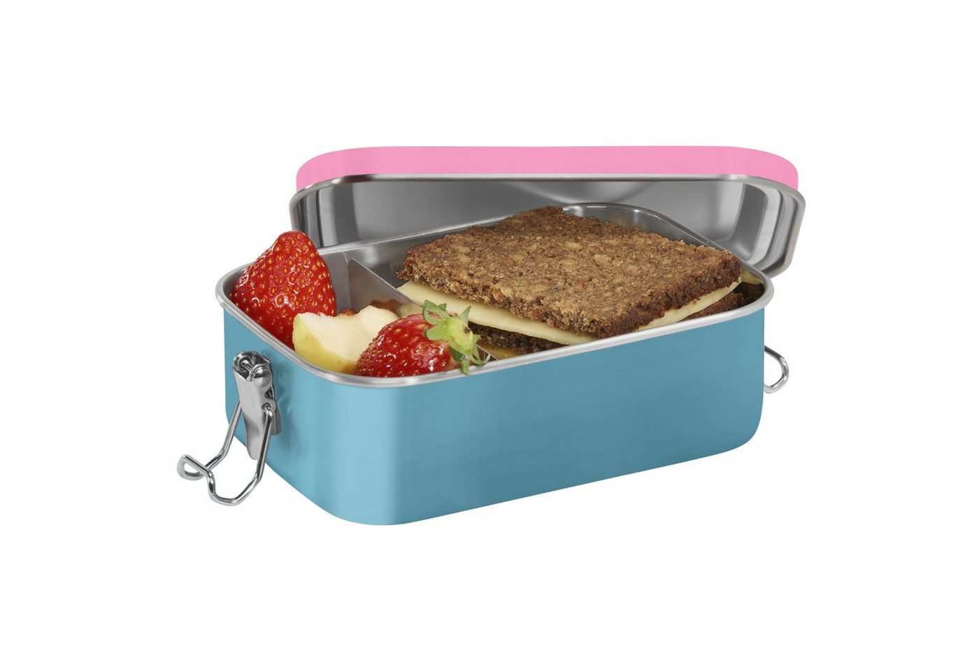 Step by Step Lunchbox Edelstahl 0,8 Liter, Edelstahl, (1-tlg) – Bild 3 von 4