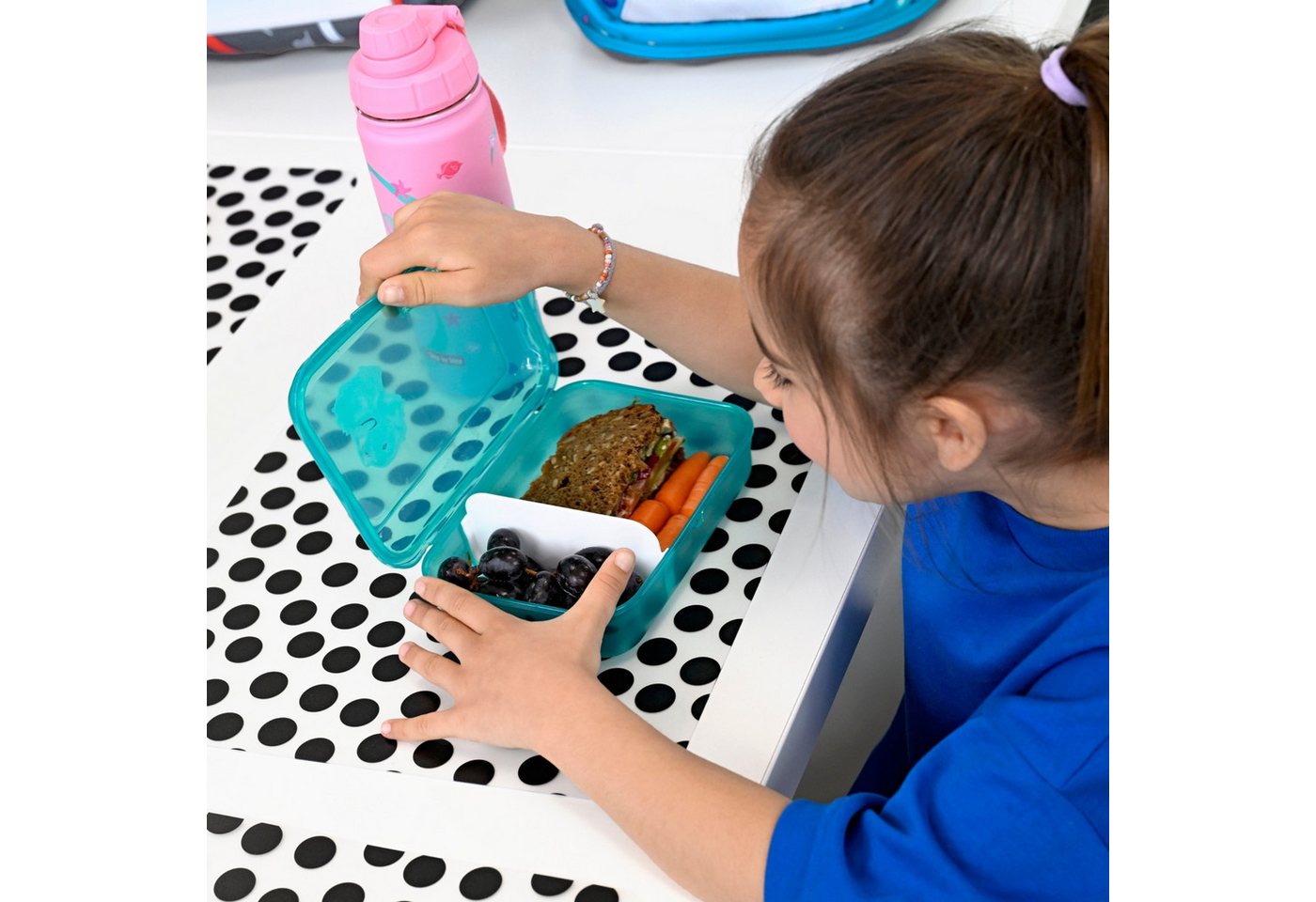 Step by Step Lunchbox mit Klickverschluss, spülmaschinengeeignet, Kunststoff, (1-tlg) – Bild 3 von 3