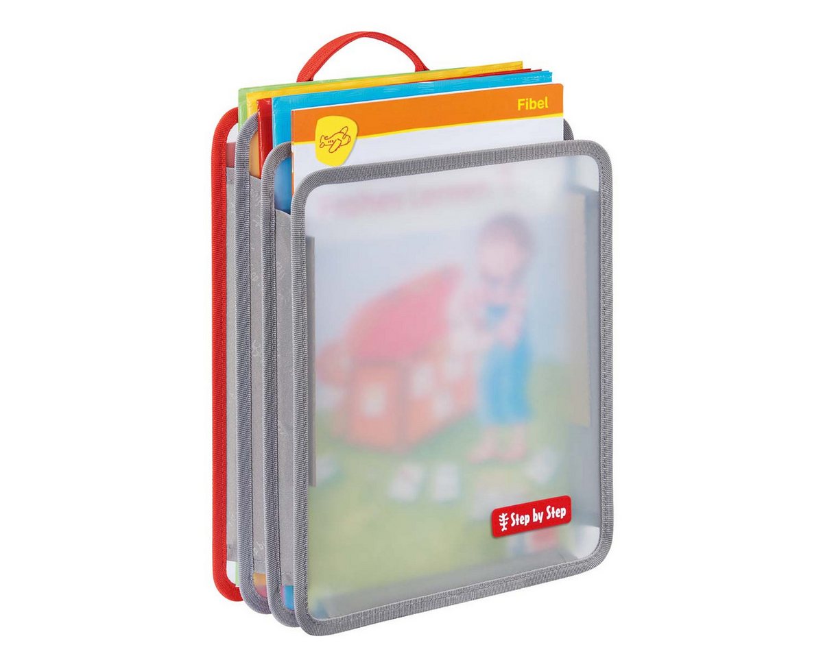 Step by Step Schulranzen Faltbare Heftbox Transparent Organizer (1 Stück), Büchertasche, Heftschutz – Bild 2 von 3