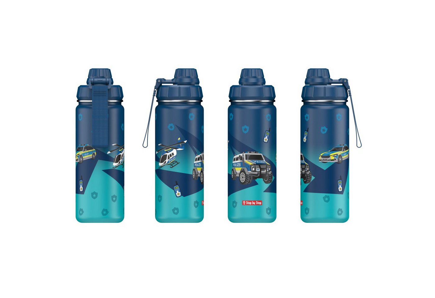 Step by Step Trinkflasche Isolierte Edelstahl-Trinkflasche – Bild 3 von 3