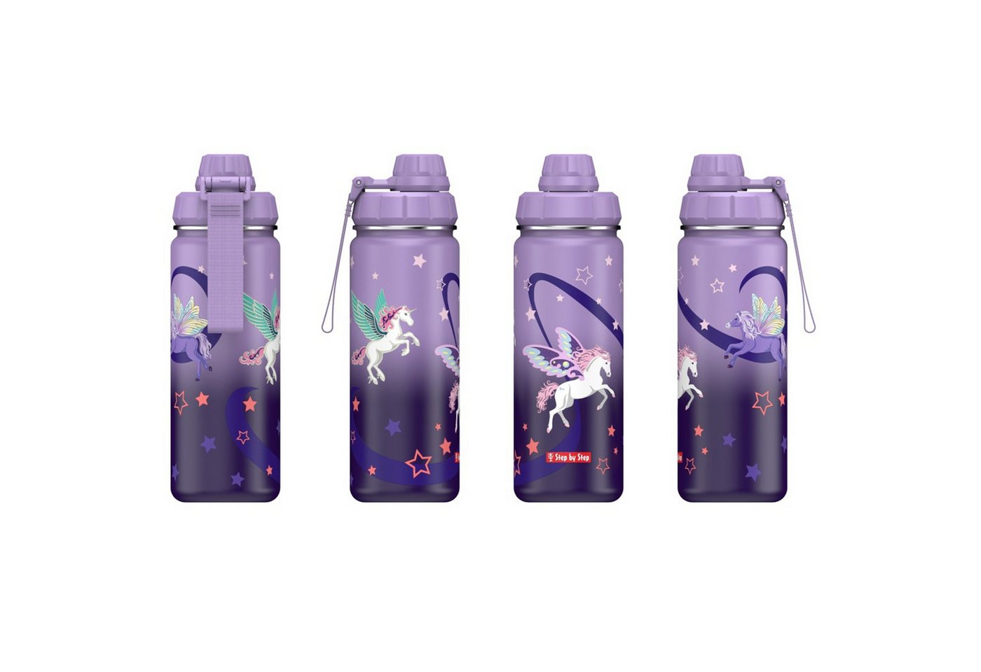Step by Step Trinkflasche Isolierte Edelstahl-Trinkflasche – Bild 3 von 3