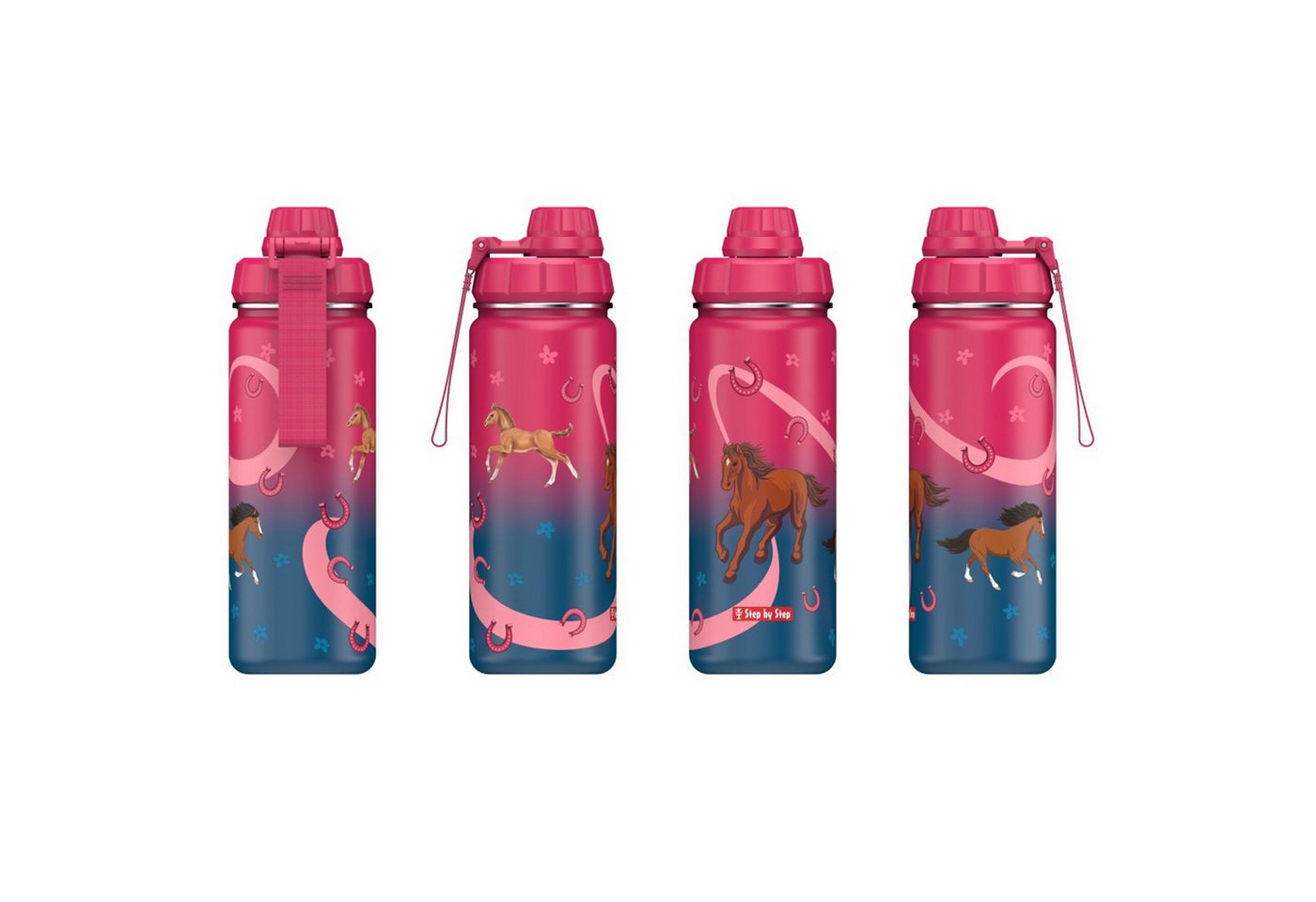 Step by Step Trinkflasche Isolierte Edelstahl-Trinkflasche – Bild 3 von 3