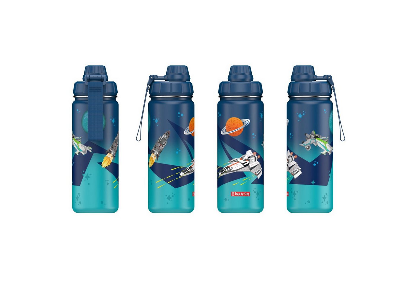 Step by Step Trinkflasche Isolierte Edelstahl-Trinkflasche – Bild 3 von 3