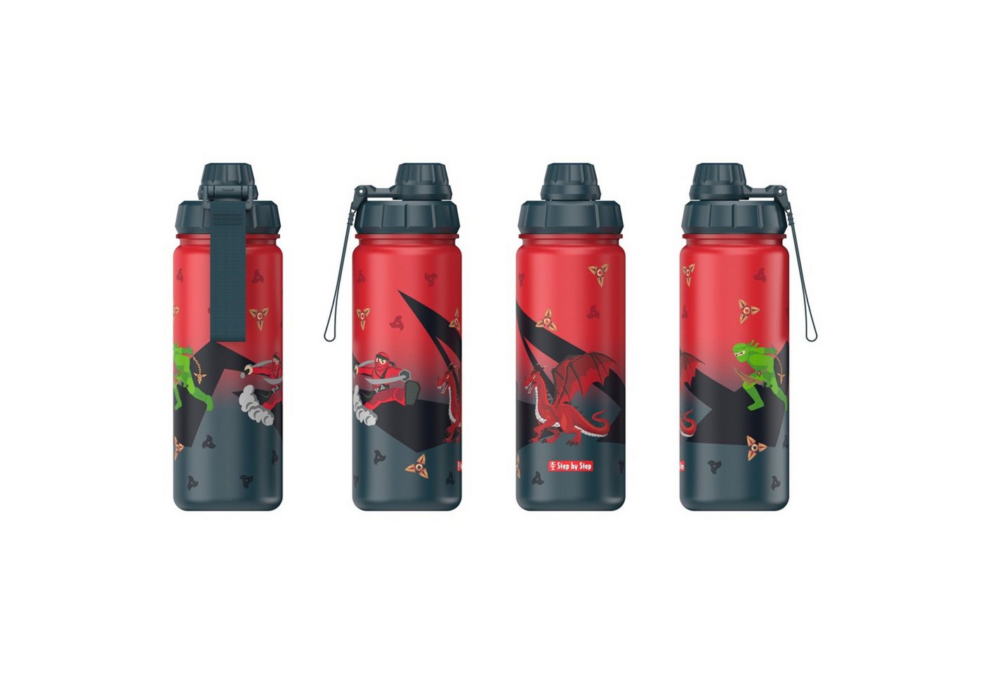 Step by Step Trinkflasche Isolierte Edelstahl-Trinkflasche – Bild 3 von 3