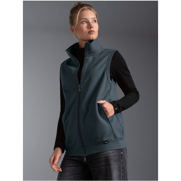 Trigema Steppweste TRIGEMA Weste aus bequemem Sweat-Material (1-tlg)
