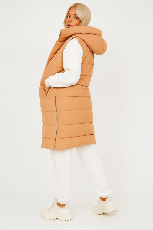Worldclassca Steppweste Worldclassca Steppweste Kapuze Weste Ärmellos Outdoor Übergangsjacke – Bild 2 von 2