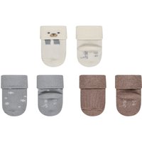 Sterntaler 3er-Pack Socken Eisbär Schneeflocken