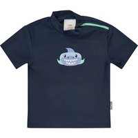 STERNTALER Badeshirt kurzarm Hai, Größe 80 in Blau