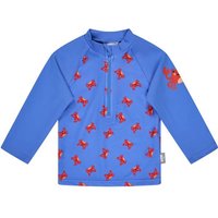STERNTALER Badeshirt langarm Krabbe, Größe 80 in Blau