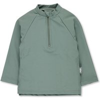 STERNTALER Badeshirt langarm uni, Größe 80 in Grün