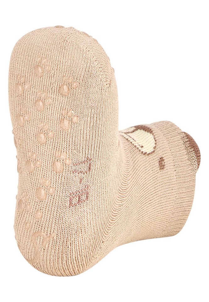 Sterntaler® Basicsocken ABS Krabbelsocken 2er-Pack Bär (2-Paar, 2er-Pack) – Bild 3 von 5