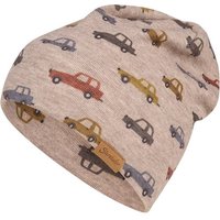 STERNTALER Beanie Autos, Größe 49 in Braun