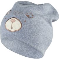STERNTALER Beanie Bärgesicht, Größe 53 in Blau
