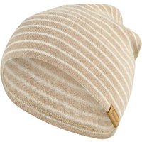 STERNTALER Beanie gestreift, Größe 55 in Beige
