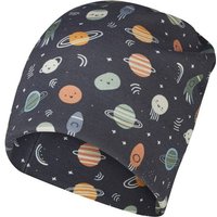 STERNTALER Beanie Planeten, Größe 47 in Blau