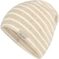 STERNTALER Beanie Streifen, Größe 51 in Beige