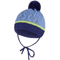 STERNTALER Bommelmütze Struktur, Größe 39 in Blau