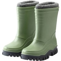 STERNTALER Gummistiefel mit Innenschuh uni, Größe 23 in Grün