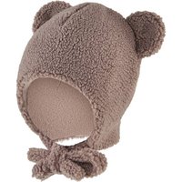 STERNTALER Inkamütze Bärenohren, Größe 49 in Braun