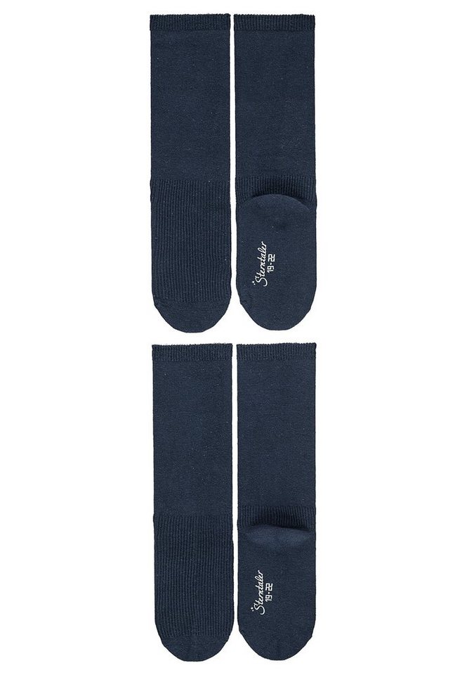 Sterntaler® Kniestrümpfe Kniestrümpfe 2er-Pack uni (2-Paar, Kinderkniestrümpfe mit Komfortbund, Winterstrümpfe für kalte Tage) Hohe Socken im Doppelpack, Strümp – Bild 2 von 5