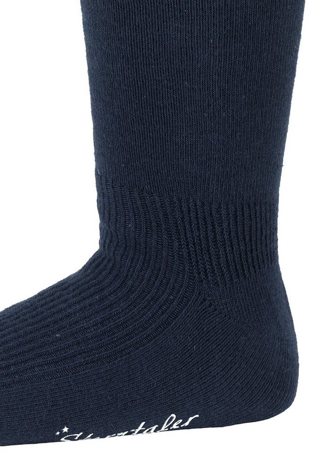 Sterntaler® Kniestrümpfe Kniestrümpfe 2er-Pack uni (2-Paar, Kinderkniestrümpfe mit Komfortbund, Winterstrümpfe für kalte Tage) Hohe Socken im Doppelpack, Strümp – Bild 5 von 5