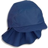 STERNTALER Schirmmütze mit Nackenschutz Basic, Größe 55 in Blau