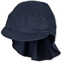 STERNTALER Schirmmütze mit Nackenschutz Basic, Größe 47 in Blau