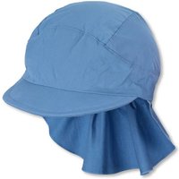 STERNTALER Schirmmütze mit Nackenschutz Basic, Größe 57 in Blau